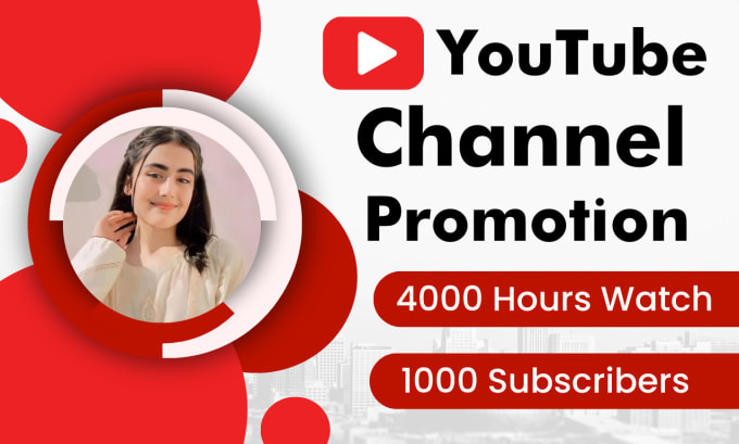 Gig Preview - Do promotion for youtube channel monetization