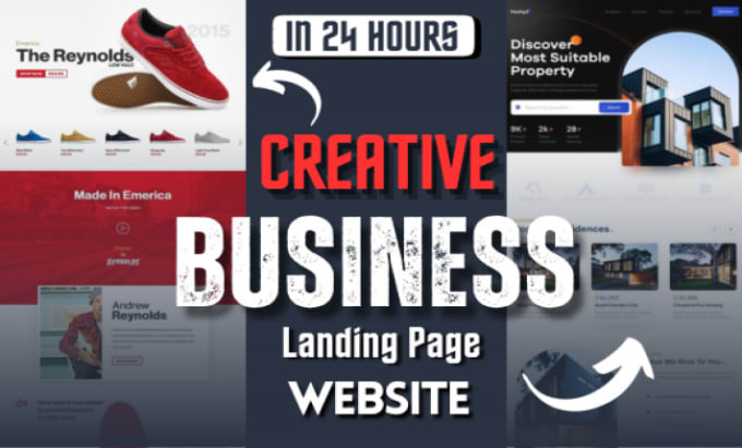 Gig Preview - Make professional landing page for your business