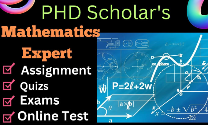 Gig Preview - Help you all mathematics online course , test and assignment