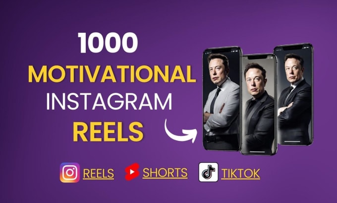 Gig Preview - Create viral motivational instagram reels and  youtube shorts