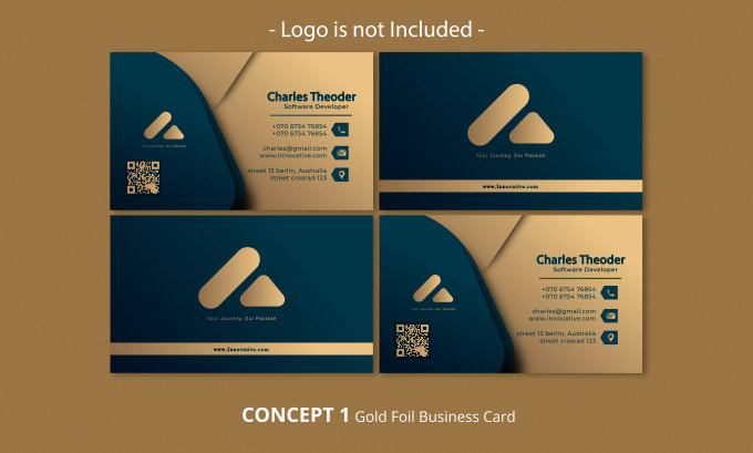 Gig Preview - Design an elegant and professional digital business card design with a qr code