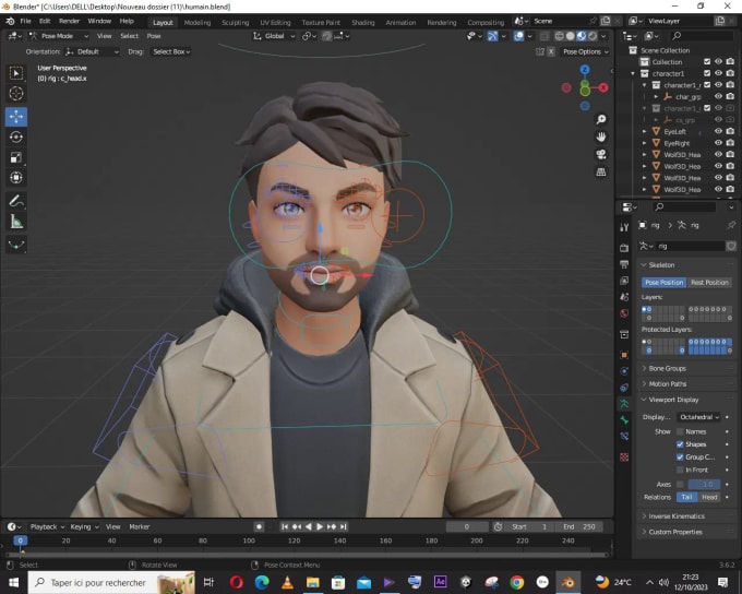 Gig Preview - Rig your 3d character in blender for animation