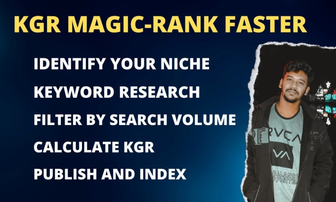 Gig Preview - Do best kgr keyword research and competitor analysis