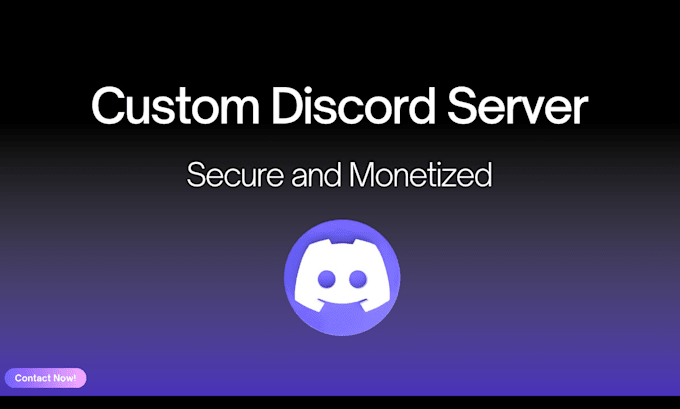 Gig Preview - Create a secure and feature rich discord server setup