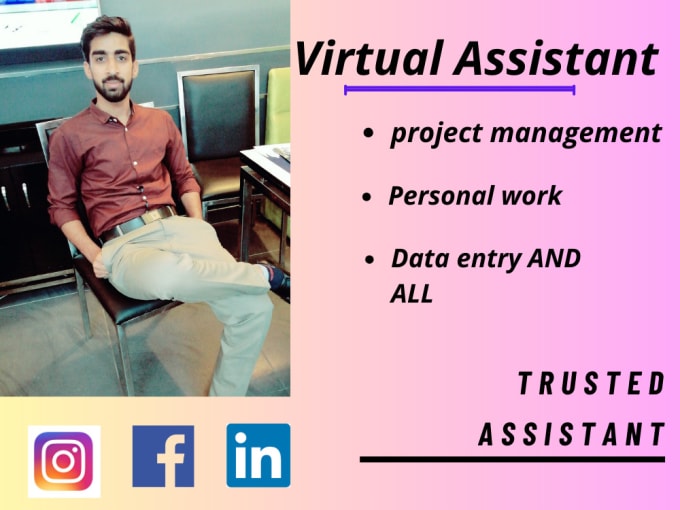 Gig Preview - Be your personal virtual assistant for the long term