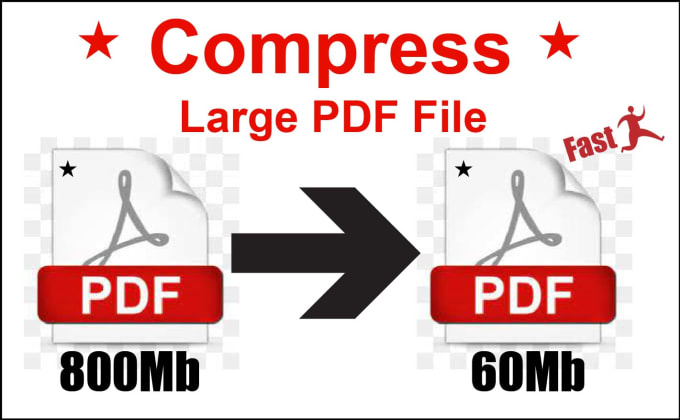 Gig Preview - Do comprised PDF file kb to mb without losing quality