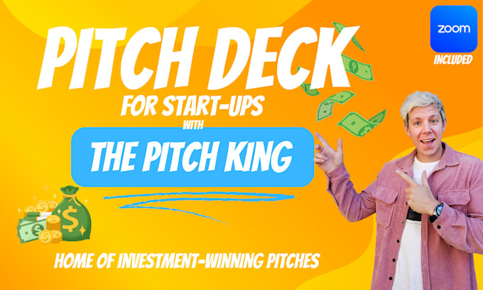 Gig Preview - Design and create a winning, modern investor pitch deck, zoom call included