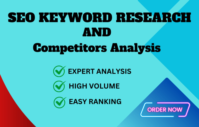 Gig Preview - Do SEO keyword research and competitors analysis for your website