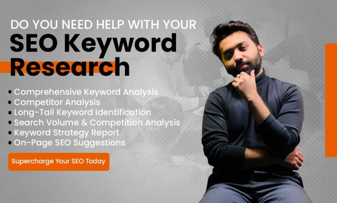 Gig Preview - Our agency will do SEO keyword research and competitor analysis for your website