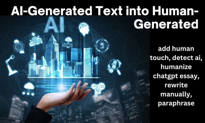 Gig Preview - Convert ai to human, edit ai to human, humanize and proofread ai content