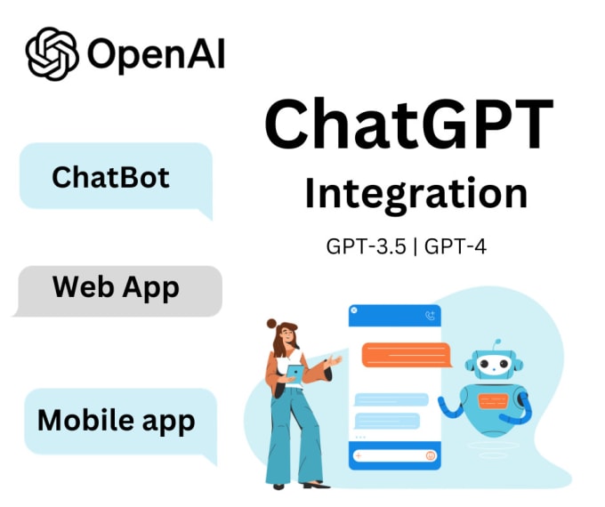 Gig Preview - Integrate chat gpt for you