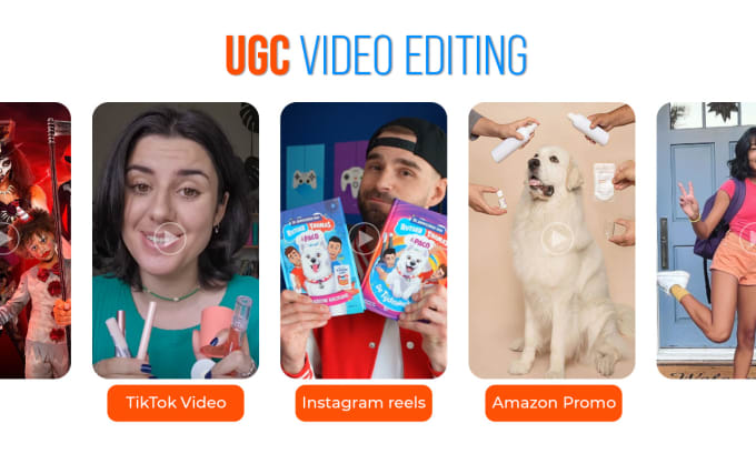 Gig Preview - Edit stunning ugc and reels videos for tiktok and instagram