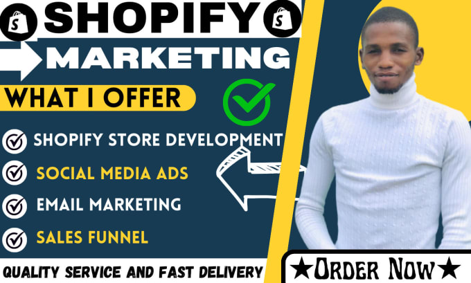 Bestseller - do shopify marketing, ecommerce website, shopify store marketing, sales funnel