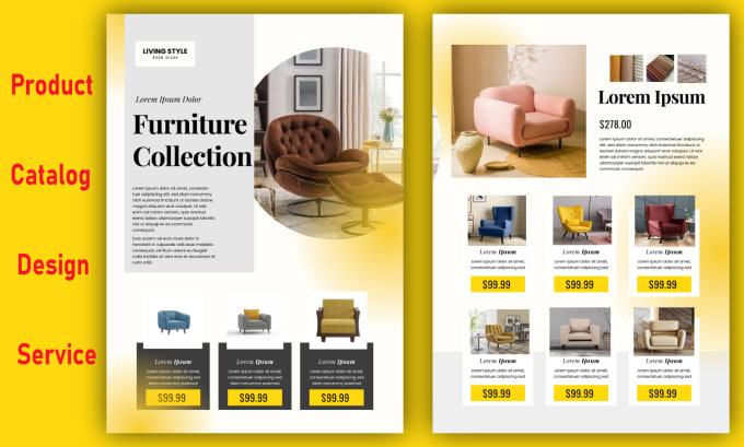 Gig Preview - Design magazine , professional product catalog service