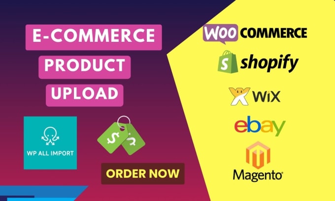 Gig Preview - Upload or import products to woocommerce with wp all import and manually