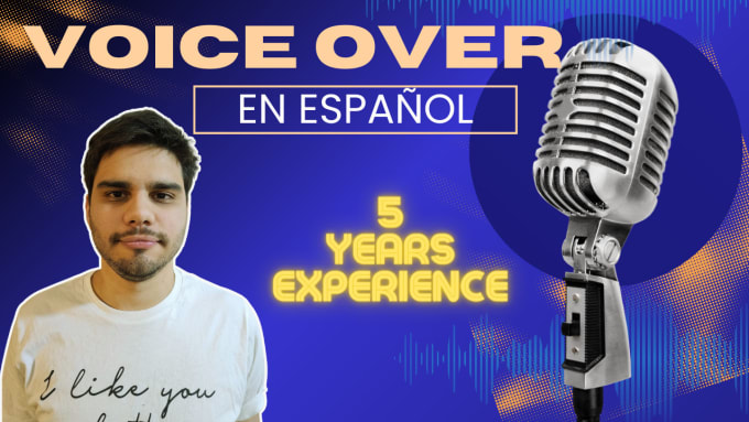 Gig Preview - Record a pro voiceover in spanish