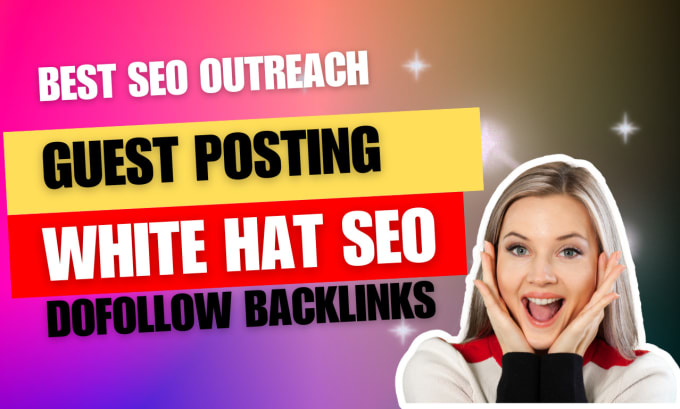 Gig Preview - Do SEO link building with guest posting services