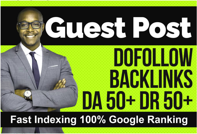 Gig Preview - Dofollow backlink through SEO guest posting on high da dr