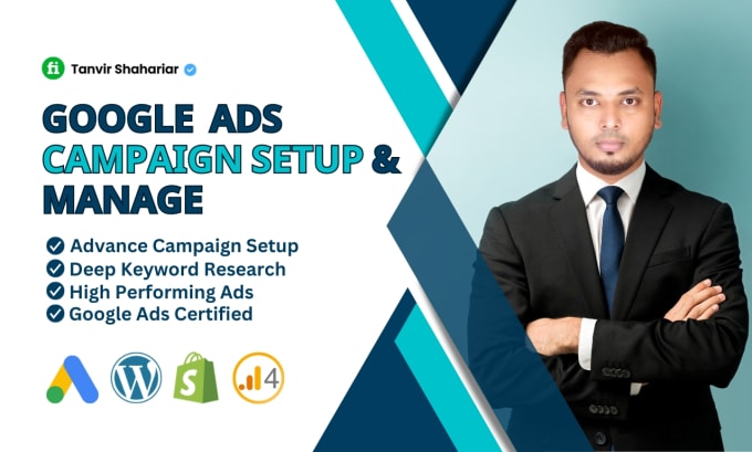 Gig Preview - Setup highly profitable google ads adwords PPC campaigns