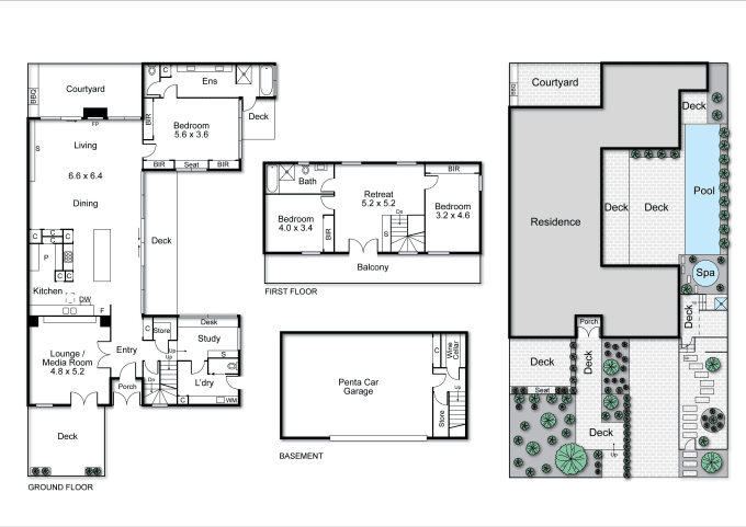 Gig Preview - Redraw floor plan using illustrator in 2 hours