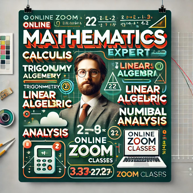 Gig Preview - Tutor you in calculus, trigonometry, numerical analysis, mathematics