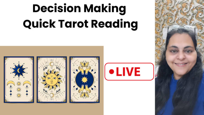 Gig Preview - Do a live quick decision making tarot reading