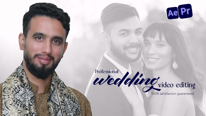 Gig Preview - Do cinematic wedding video editing with storytelling