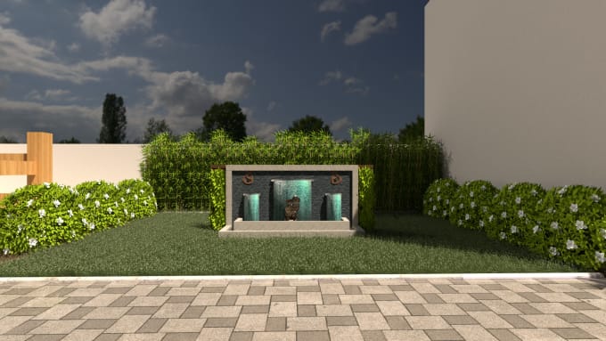 Gig Preview - Create 3d visuals of your landscaping with construction model