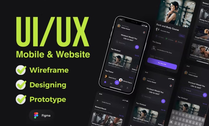 Bestseller - create mobile app UI UX design or website UI UX design