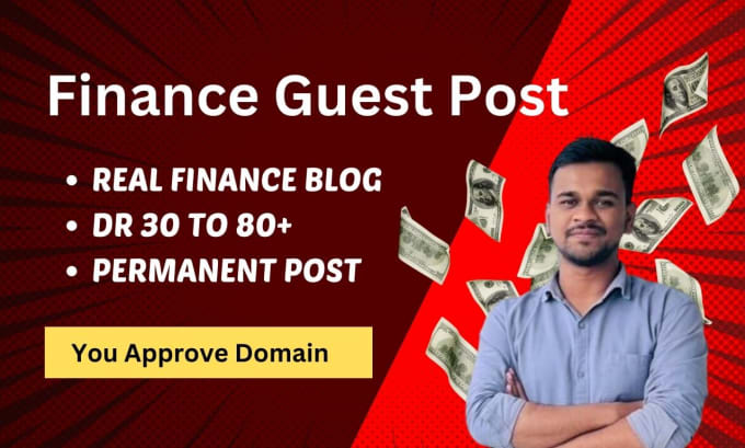 Gig Preview - Publish guest post on finance and fintech website