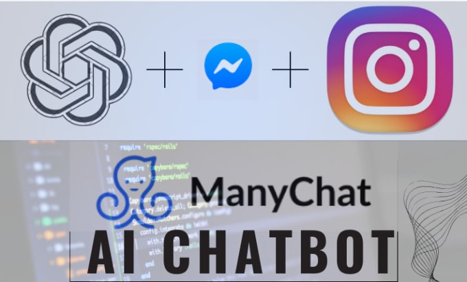 Gig Preview - Create ai chatbot for instagram using manychat