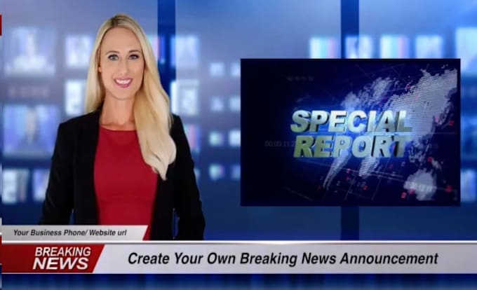 Bestseller - create unique birthday breaking news intro and outro videos for youtube podcast