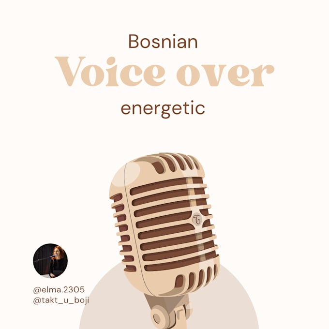 Gig Preview - Record energetic and playful bosnian voice over