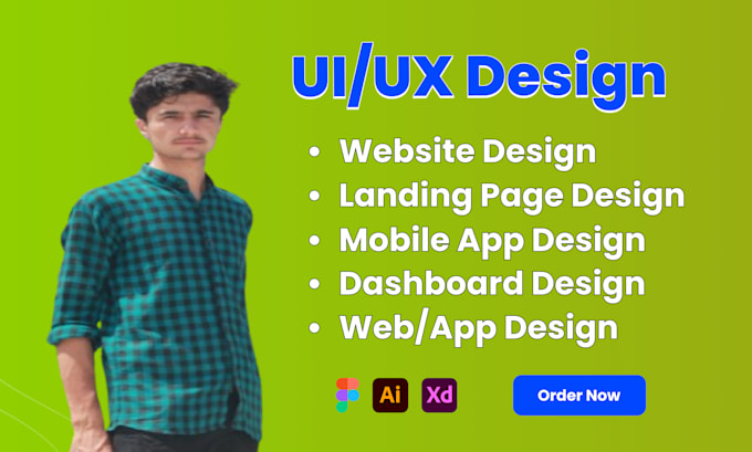 Gig Preview - Do website ui landing page dashboards and mobile app UI UX uxui designs in figma