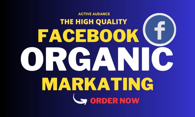 Gig Preview - Do facebook page organic marketing and promotion any company