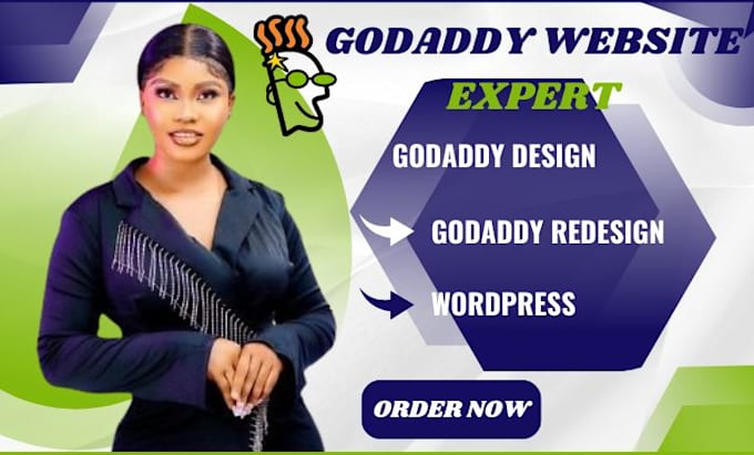 Bestseller - design wordpress website godaddy website redesign godaddy website design