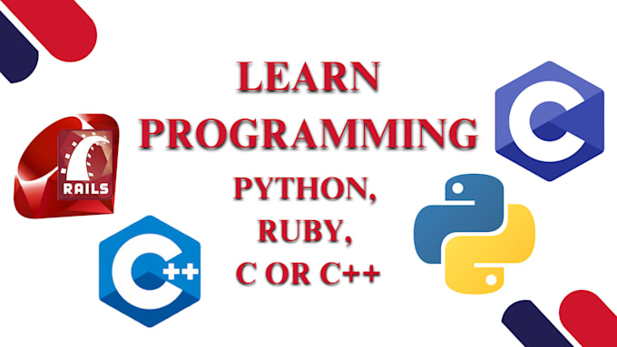 Gig Preview - Teach programming python, ruby or c, ruby and  python tutor