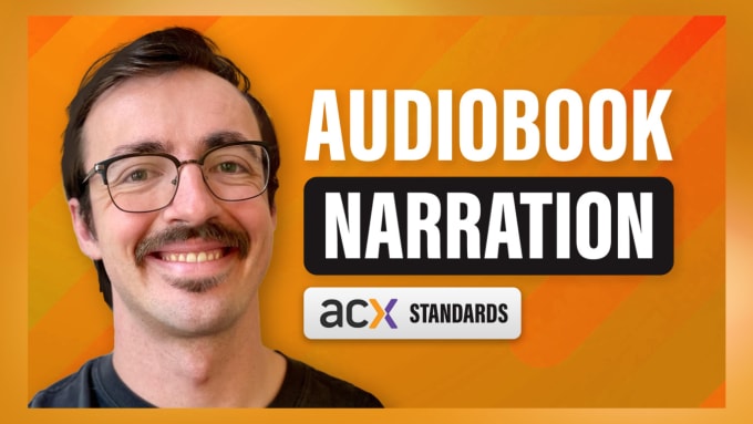 Gig Preview - Edit or narrate audiobook american male voice over story narration acx audible