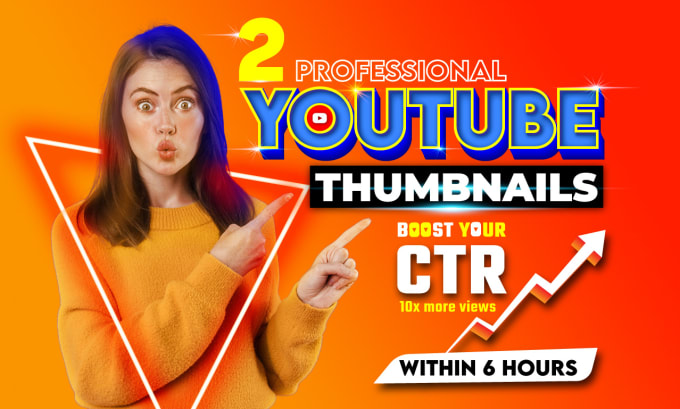 Gig Preview - Design a professional aesthetic, attractive, clickbait, gaming youtube thumbnail