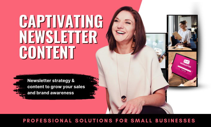 Gig Preview - Build your newsletter strategy and content as a  breathtaking lead machine