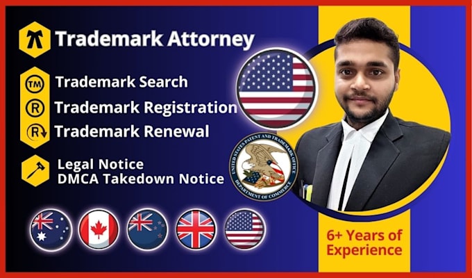 Gig Preview - Register your trademark registration in USA with uspto