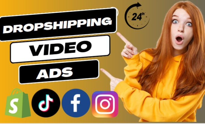 Bestseller - create  dropshipping video ads for tik tok video ads