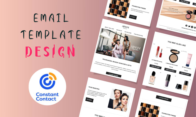 Gig Preview - Do constant contact email template design