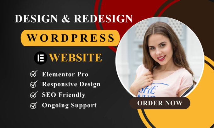 Gig Preview - Design, redesign, revamp wordpress website, landing page with elementor pro