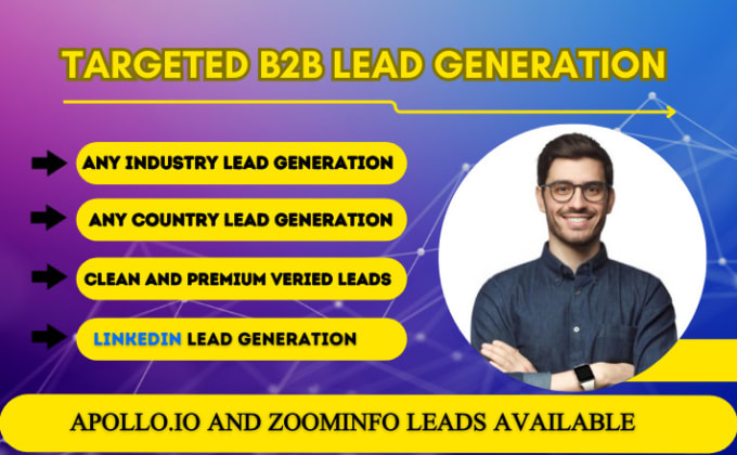 Gig Preview - Generate b2b leads for email marketing