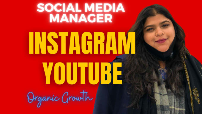 Gig Preview - Be your social media manager for organic instagram and youtube growth