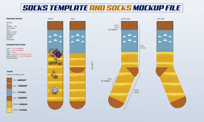 Bestseller - make a unique socks design for your brand