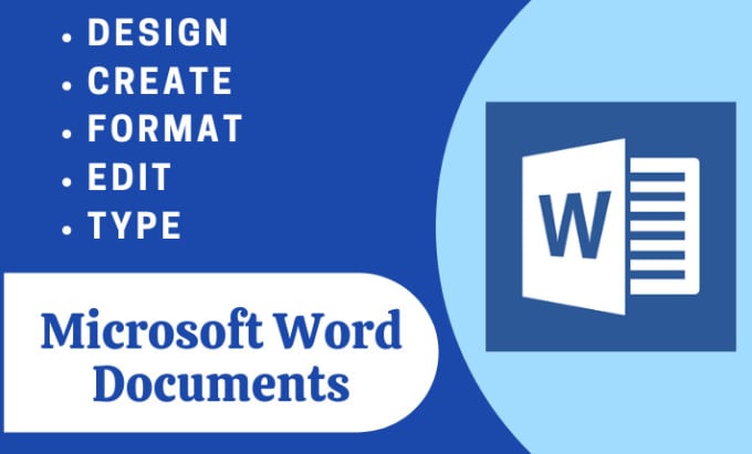 Gig Preview - Type and format microsoft word document