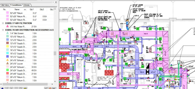 Gig Preview - Do precise mechanical take off using ost and bluebeam revu