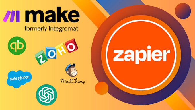 Gig Preview - Be your zapier make integromat integration automation expert